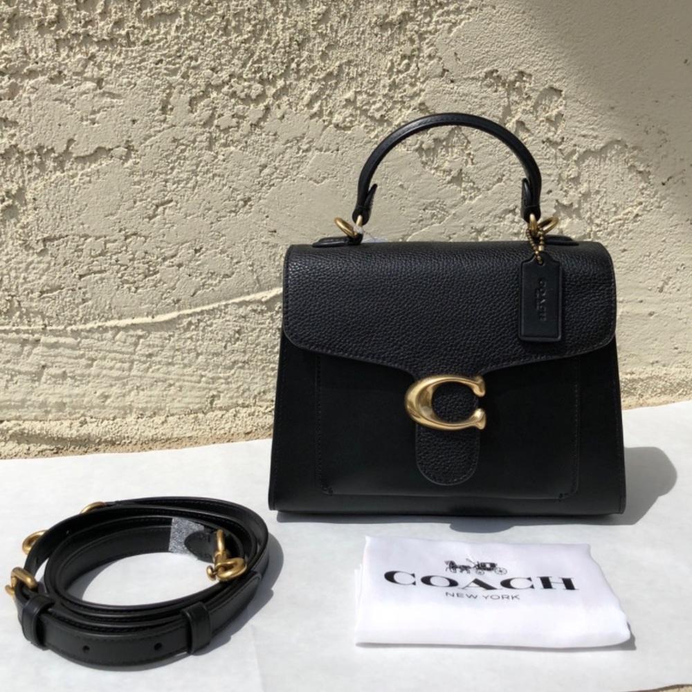 Coach Tabby black and gold